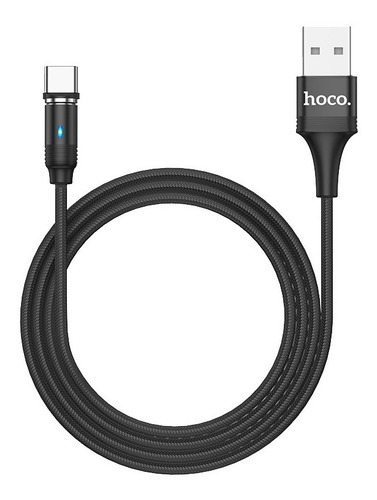 Cable Magnetico Micro Usb Hoco U76 Color Negro