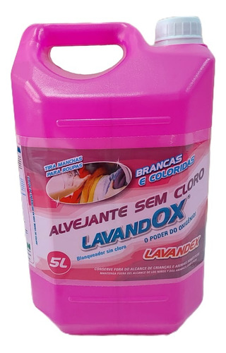 Alvejante Sem Cloro 5 Litros - Lavandex | Tipo vanish