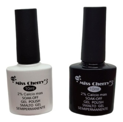 Gelish Miss Cherry (blanco Y Negro 2pz) 