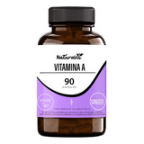 Vitamina A 1000 Mcg Retinol Acetado 90 Cápsulas Naturavit 