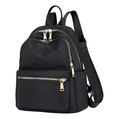 Mochilas Para Mujer Backpack Mujer Multifuncional Mochila Impermeable Para Mujer, Mochila Dama Casual Negro Liso | Meses sin interés