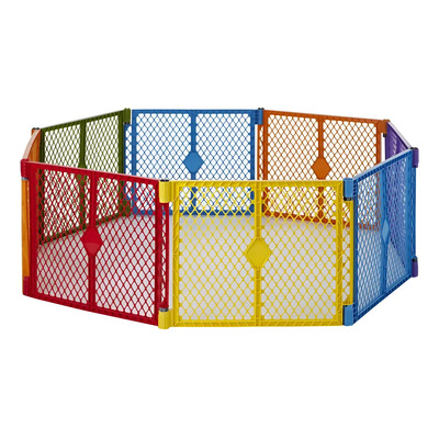 Corral Reja Para Bebe 8 Panel Juego Multicolor | Envío gratis