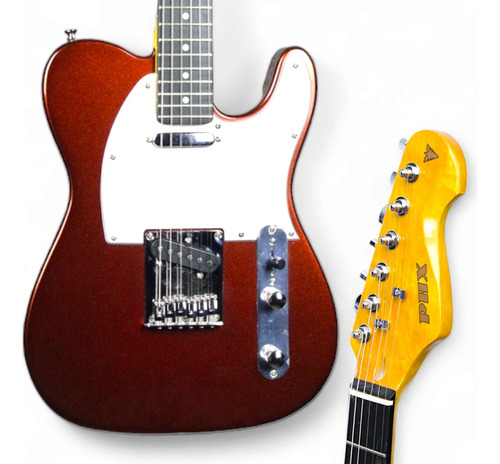 Guitarra Telecaster Phx Special Vermelha 6 Carrinho Tl-1 Alv