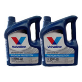 Aceite Valvoline 10w40 X 4l Premium  Protection X 2 Unidades