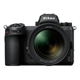  Nikon Kit Z 6ii Ftz + Lente 24-70mm F/4 Sin Espejo Color  Negro