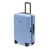 Maleta De Viaje Rígida Mediana Mappa Lite 4 Ruedas Color Baby Blue Lisa