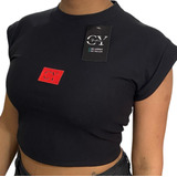 Crop Top Camiseta De Dama Set X3 Unidades