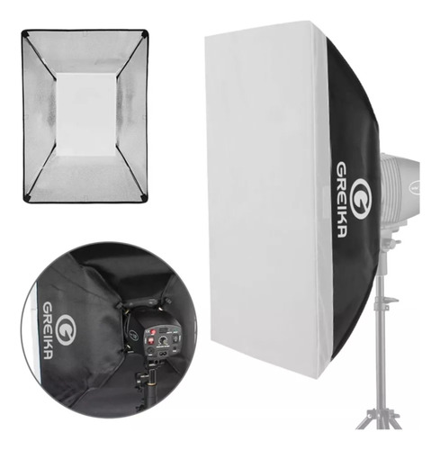 Tocha Flash Greika 150k + Softbox