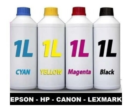 Tinta Litro Universal Para Hp Epson Canon Brother Dye