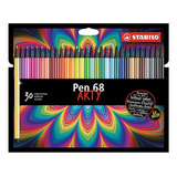 Marcador Stabilo Pen 68 Arty Estuche X 30 Carton