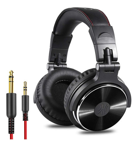 Audifonos Oneodio Pro10 Black Auricular Dj Con Cable Color De La Luz Negro