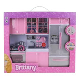 Cocina Integral Juguete P/ Barbie Brittany Sonido Accesorios Color Rosa