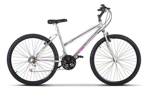 Bicicleta Aro 26 Pro Tork Ultra Feminino Freio V Break Pink