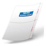 Papel A4 Serrilhado Ao Meio - 500 Folhas