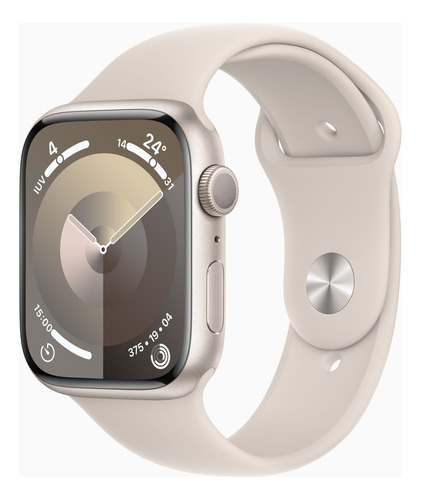 Apple Watch Series 9 Gps + Celular - Prata Alumínio - 45mm 