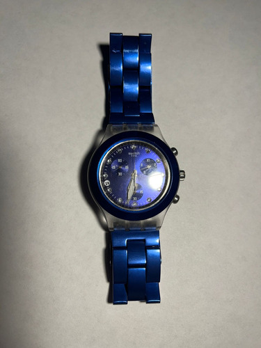 Reloj Swatch Irony Diaphane Azul Marino 