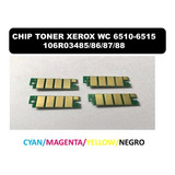 Chip Toner Xerox Wc 6510-6515 106r03485/86/87/88