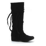 Botas Largas De Invierno Con Flecos Para Mujer