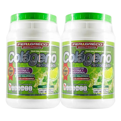 Colágeno Hidrolizado Glucosamina Biotina Limón 2 Botes Limón | MercadoLibre