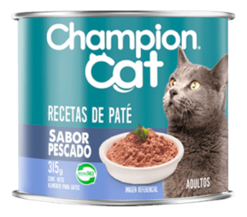 Lata Champion Cat Sabor Pescado 315g