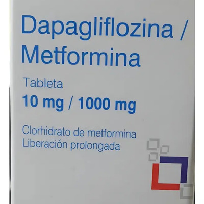 Metformina 1000 Mg Dapagliflozina 10mg 28tabletas | Envío gratis