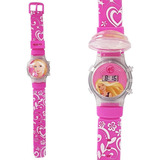 Reloj Niñas Digital Luces Tapa Infantil Muñeca 3d