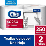 2 Rollos Toalla Evolution+ Elite Professional 250 Mts