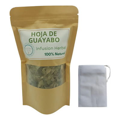 Té Hoja De Guayaba 80g 100% Natural + Filtro Reutilizable | Meses sin interés