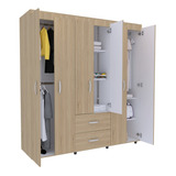 Closet Bariloche Rovere/blanco Color Beige