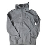 Campera Quiksilver Lifestyle Hombre Stay Ready Gris Mel Blw