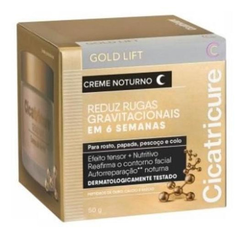 Creme Facial Cicatricure Gold Lift Noite Cicatricure 50g