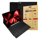Capinha Para iPad Pro 11 2021 Teclado E Touchpad + Pelicula