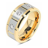 100s Joyería Anillos De Tungsteno Para Hombres Mujeres 14k O