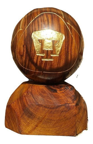 Decoracion Pelota De Futbol Liga Mx En Madera De Palo Fierro