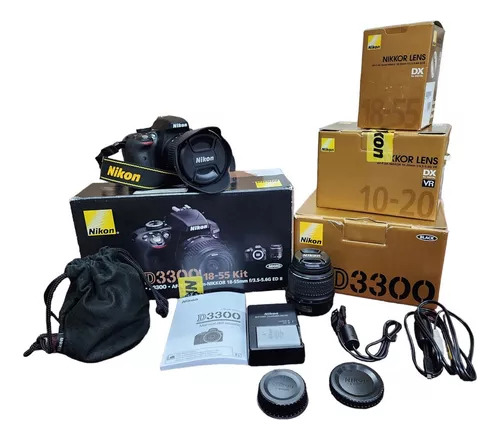 Nikon Kit D3300 + Lente 18-55mm + Tripie + Memoria