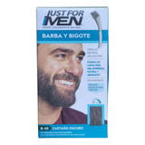 Just For Men Tintura En Gel Barba Y Bigote Castaño Oscuro