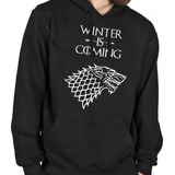 Buzo Negro Game Of Thrones - Hoodie - Unisex - Serie Got