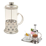 Cafetera Prensa Francesa Cafe En Vidrio Borosilicato 350ml