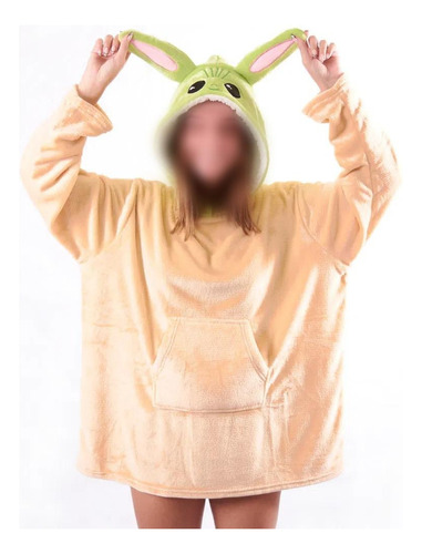 Pijama Maxi Buzo Baby Yoda Star Wars Piñata Talle Unico