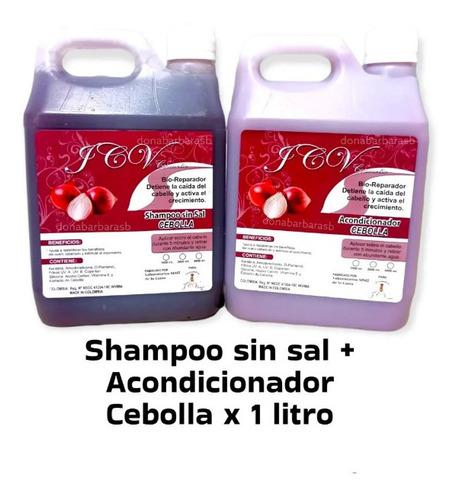 Shampoo Acondicionador Cebolla - mL a $15