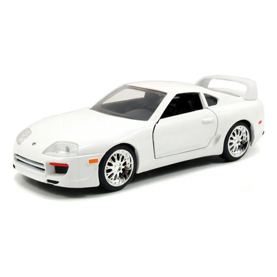 Rápidos Y Furiosos: Toyota Supra-white 1995 Escala 1:32 Jada Color Blanco