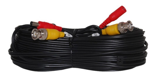 Cable Siames 18 Mts Para Cctv Camaras Coaxial Meriva