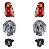 Faros + Nieblas + Calaveras (6 Piezas) Cooper 2005-2006 Depo