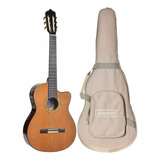 Violão Seizi Supreme Yatta Cutaway Cedro Natural Com Bag