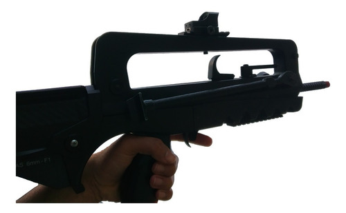 Trilho P/ Red Dot E Grip Famas Evo Cyber Gun Airsoft Red Dot