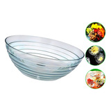 Tazon Transparente Bowl De Ensalada Mezclador 3 L Repostería