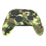 Funda Silicon Compatible Con Control Xboxone Camuflaje Verde