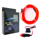 Luz Hilo Tira Neón Colores Led Conector 12v Auto Moto 3m