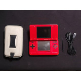 Nintendo Ds Rojo Fat Con Detalle Audio + Estuche