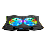 Base Para Notebook 17.3  Gamer Nbc 400bk 2 Coolers  